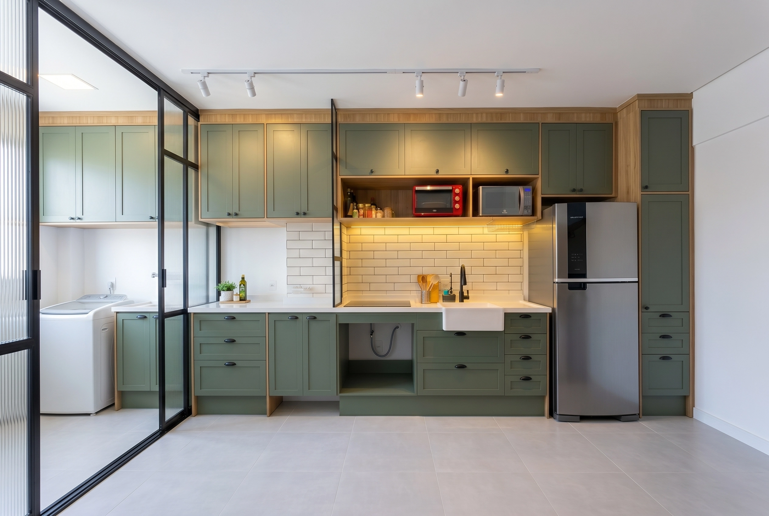 Cozinhas modernas e acessíveis